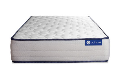Ensemble Matelas Sommier 80x190 cm - Sommier Gris (en kit) - Actimemo Form