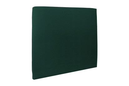 Lit 150x200 cm - Sommier tapissier H29 cm + tête de lit tapissée - Tissu Velours Vert