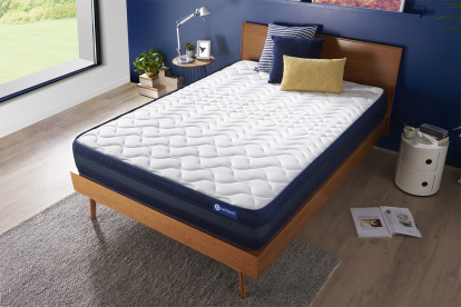 Matelas 100x200 cm Ressorts ensachés et Mémoire de forme - Actiflex Tech