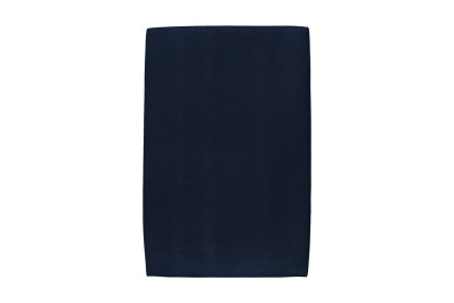 Lit 90x200 cm - Sommier à lattes H29 cm + tête de lit tapissée - Tissu Velours Bleu Océan