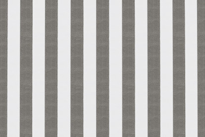Canapé 3 places modulable, mousse écologique et assise ferme  - Tissu extérieur à rayures, blanc et gris anthracite