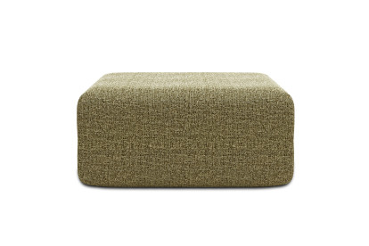 Pouf non convertible et modulable - Tissu tweed Vert