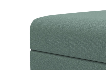 Pouf convertible et modulable, mousse écologique et assise ferme  - Tissu lisse Vert