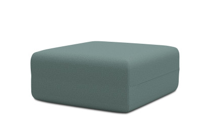 Pouf non convertible et modulable - Tissu lisse Vert