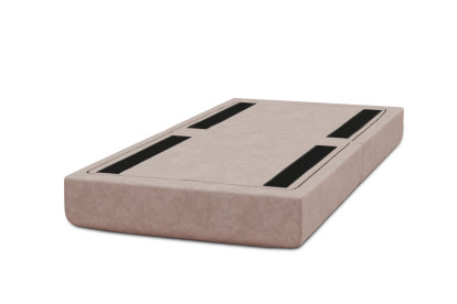 Pouf convertible et modulable, mousse écologique et assise ferme  - Velours côtelé Rose pâle
