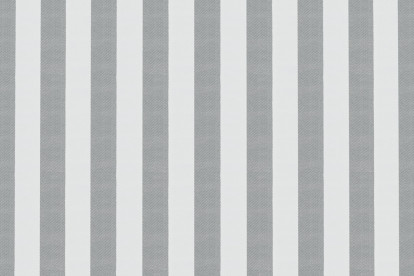Pouf modulable, mousse écologique et assise ferme  - Tissu extérieur à rayures, blanc et gris