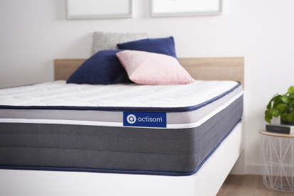 Matelas 80x220 cm Latex et mémoire de forme - Actilatex Plus