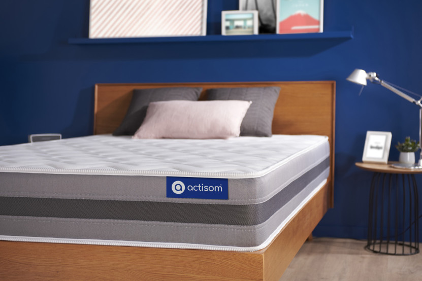 Matelas 105x200 cm Ressorts ensachés et Mémoire de forme - Actiflex Relax