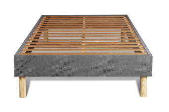 Sommier Tapissier à Lattes 90x190 cm - En kit à monter soi-même