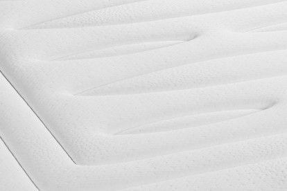 Ensemble Matelas Sommier 120x195 cm - Sommier Noir (en kit) - Nottingham