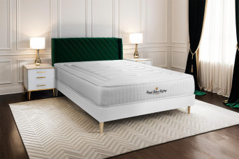 Matelas 135x190 cm Ressorts ensachés et Mémoire de forme - Lancaster