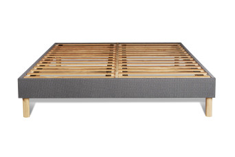 Sommier Tapissier à Lattes 140x190 cm - En kit à monter soi-même