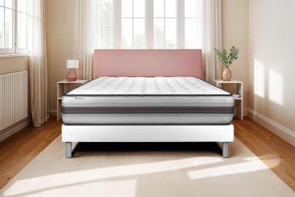 Matelas 100x200 cm Ressorts ensachés et Mémoire de forme - Vitalpower Recover