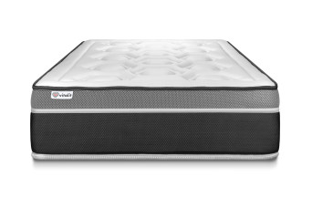 Matelas 100x200 cm Ressorts ensachés et Mémoire de forme - Vital Care