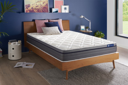 Matelas 150x190 cm Ressorts ensachés et Mémoire de forme - Actiflex Zen