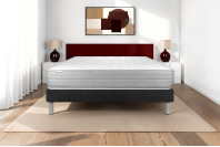 Ensemble Matelas Sommier 160x200 cm - Sommier Noir (déjà monté) - Vitalmemo Ensemble Matelas Sommier 160x200 cm - Sommier Noir (déjà monté) - Vitalmemo