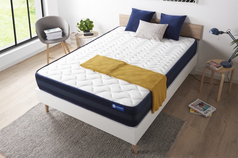 Matelas 105x200 cm Latex et mémoire de forme - Actilatex Tech