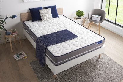 Matelas 100x190 cm Latex et mémoire de forme - Actilatex Pur
