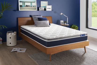Matelas 150x200 cm Ressorts ensachés et Mémoire de forme - Actiflex Confort