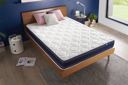 Matelas 80x210 cm Ressorts ensachés et Mémoire de forme - Actiflex Morpho