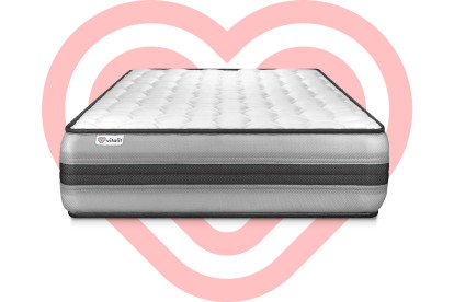 Matelas 105x190 cm Ressorts ensachés et Mémoire de forme - Vitalpower Recover