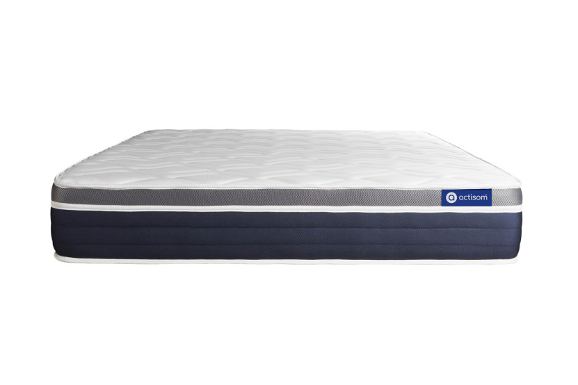 Matelas 130x200 cm Ressorts ensachés et Mémoire de forme - Actiflex Confort