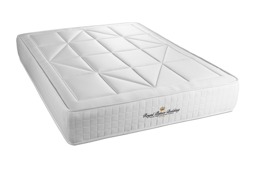 Ensemble Matelas Sommier 130x190 cm - Sommier Blanc (en kit) - Windsor