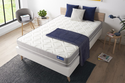 Matelas 100x190 cm Latex et mémoire de forme - Actilatex Touch