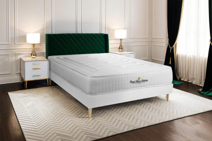 Matelas 130x190 cm Ressorts ensachés et Mémoire de forme - Lancaster