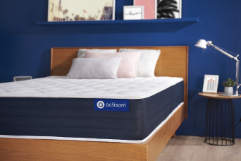 Matelas 80x210 cm Ressorts ensachés et Mémoire de forme - Actiflex Sleep
