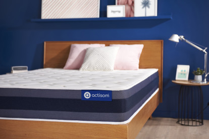 Matelas 100x200 cm Ressorts ensachés et Mémoire de forme - Actiflex Morpho