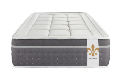 Ensemble Matelas Sommier 90x200 cm - Sommier Blanc (en kit) - Trente