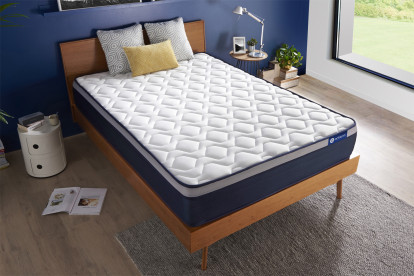 Matelas 80x190 cm Ressorts ensachés et Mémoire de forme - Actiflex Max