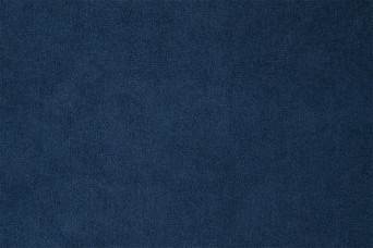 Lit 135x190 cm avec Tête de lit à lignes - Tissu Velours Bleu Océan