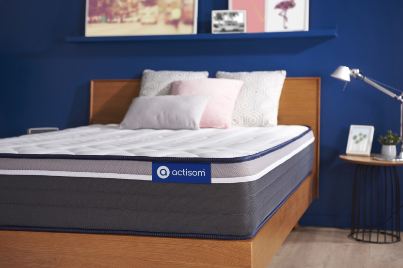 Matelas 80x190 cm Ressorts ensachés et Mémoire de forme - Actiflex Plus