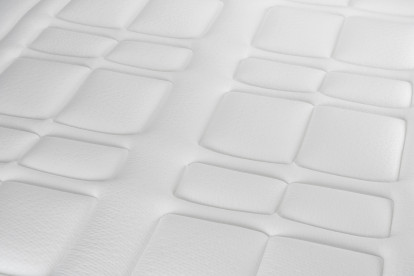 Ensemble Matelas Sommier 90x200 cm - Sommier Blanc (en kit) - Vital Soft