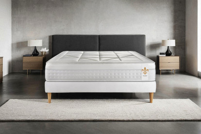 Matelas 160x200 cm Ressorts ensachés et Mémoire de forme - Vingt-Huit