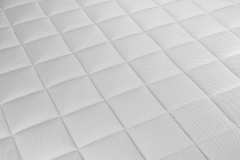 Ensemble Matelas Sommier 90x190 cm - Sommier Blanc (en kit) - Vitalmemo