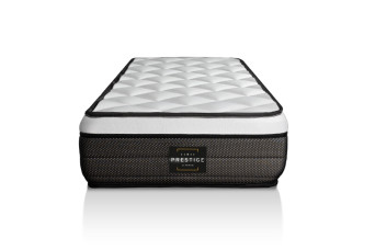Ensemble Matelas Sommier 90x190 cm - Sommier Blanc (déjà monté) - Suite