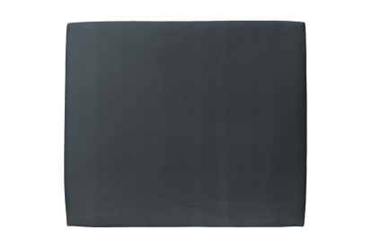 Tête de lit 150 cm Tapissée - Tissu Velours Gris Anthracite