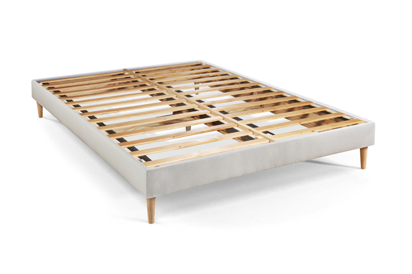 Ensemble Matelas Sommier 180x200 cm - Sommier Blanc (en kit) - Le Raffiné