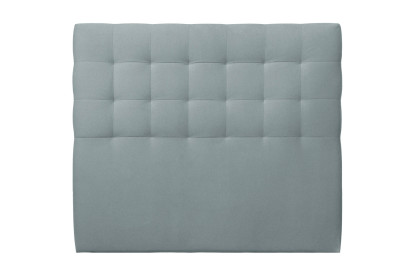 Tête de lit 140 cm Capitonnée - Tissu Velours Gris Bleute