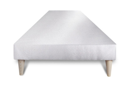 Ensemble Matelas Sommier 90x200 cm - Sommier Blanc (déjà monté) - Windsor