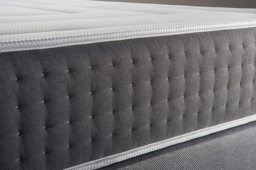 Ensemble Matelas Sommier 140x200 cm - Sommier Blanc (en kit) - Vingt-Six