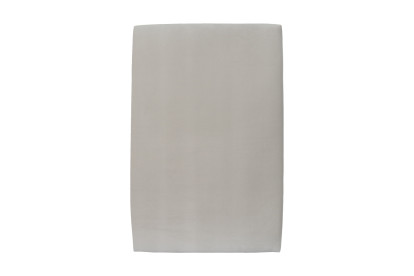 Lit 90x200 cm - Sommier à lattes H29 cm + tête de lit tapissée - Tissu Velours Gris Clair