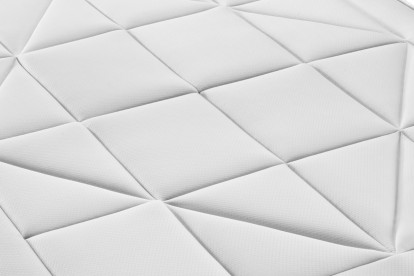 Ensemble Matelas Sommier 90x190 cm - Sommier Blanc (déjà monté) - Vingt-Huit